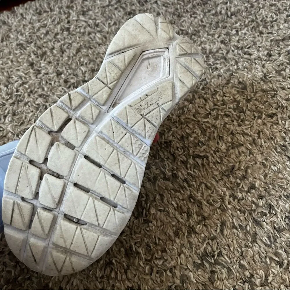 Hoka one one light blue sneakers size 9